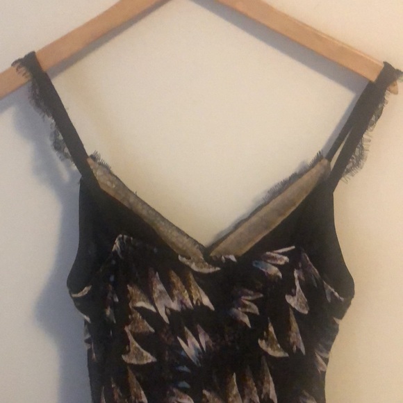 DVF Margarit Dress Army of Hearts Wild Rose/Black Print Silk Dress (Look 7) - Picture 12 of 16